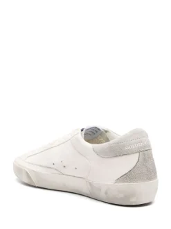 Golden Goose Super-Star Uomo Scarpa Bianco-Grigio