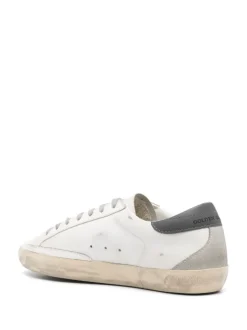 Golden Goose Super-Star Uomo Scarpa Bianco-Grigio