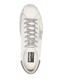 Golden Goose Super-Star Uomo Scarpa Bianco-Grigio