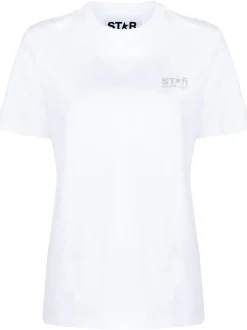 Golden Goose T-shirt Bianco Donna