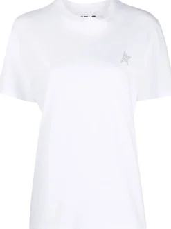 Golden Goose T-shirt Bianco Donna