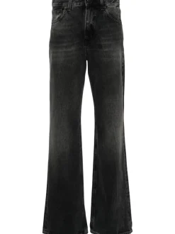 Haikure Jeans Nero Donna Korea Spider