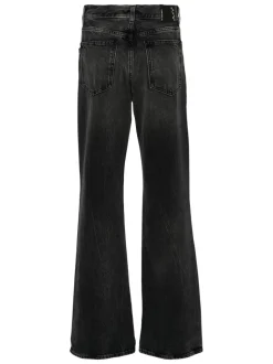 Haikure Jeans Nero Donna Korea Spider