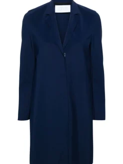 Harris Wharf London Cappotto Nero Donna Monopetto