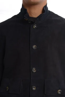 John Peter Giubbotto Pelle Scamosciata Uomo Riverside