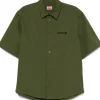 Kenzo Camicia Verde Uomo