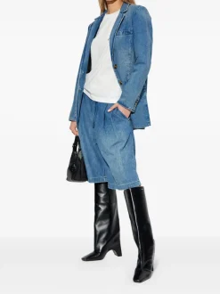 Kenzo Donna T-shirt Bianco Tasca Applicata