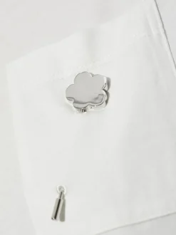 Kenzo Donna T-shirt Bianco Tasca Applicata