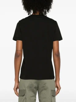 Kenzo Donna T-shirt Nero Fiore Boke