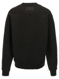 Kenzo Uomo Felpa Nero Happy Tiger