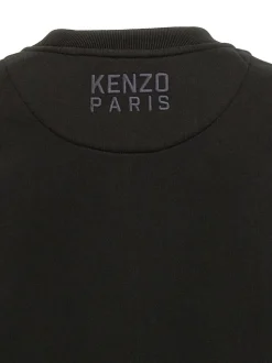 Kenzo Uomo Felpa Nero Happy Tiger