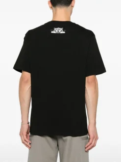 Kenzo Uomo T-shirt Nero Happy Tiger