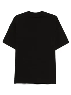 Kenzo Uomo T-shirt Nero Logo Fiore Boke