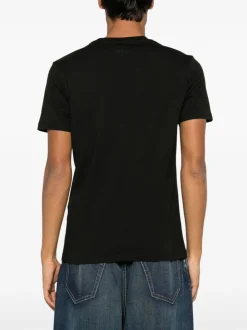 Kenzo Uomo T-shirt Nero Micro Fiore