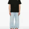 Kenzo Uomo T-shirt Nero Ricamo Serpente