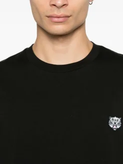 Kenzo Uomo T-shirt Nero Tiger Crest