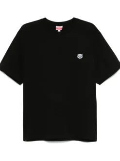 Kenzo Uomo T-shirt Nero Tiger Crest