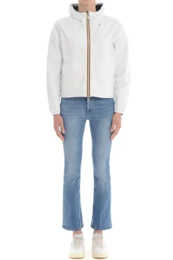 K-way Giubbotto Bianco Donna Laurette Plus.2 Reversible