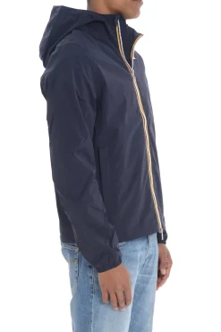K-way Giubbotto Blu Uomo Jack Stretch Nylon Jersey