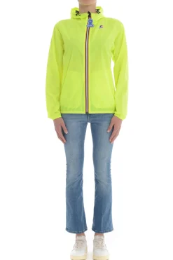 K-way Giubbotto Giallo Donna Le Vrai 2.0 Claude