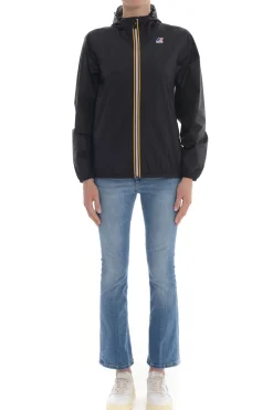 K-way Giubbotto Nero Donna Le Vrai 2.0 Claude