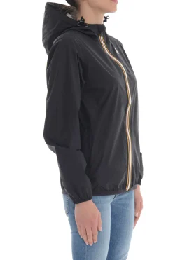 K-way Giubbotto Nero Donna Le Vrai 2.0 Claude