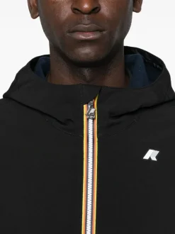 K-way Giubbotto Nero Uomo Jacko Bonded