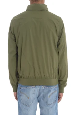 K-way Giubbotto Verde Cipresso Uomo Amaury Stretch Nylon Jersey