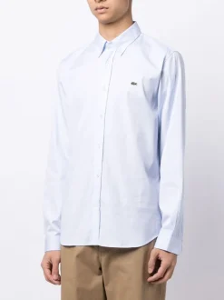 Lacoste Camicia Azzurro Uomo
