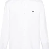 Lacoste Camicia Bianco Uomo