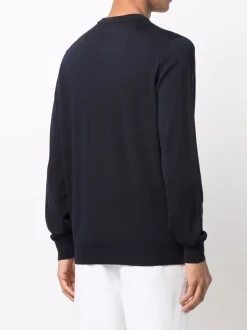 Lacoste Maglia Blu Uomo Ricamo Coccodrillo