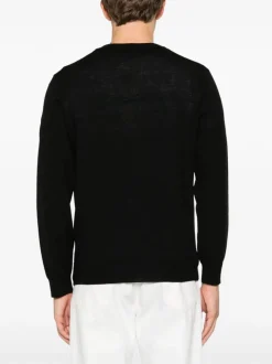 Lacoste Maglia Nero Uomo Scollo a V