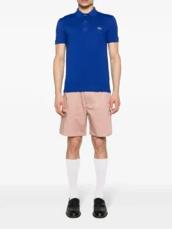 Lacoste Polo Blu Uomo Ricamo Coccodrillo Verde