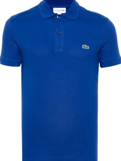 Lacoste Polo Blu Uomo Ricamo Coccodrillo Verde