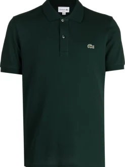 Lacoste Polo Verde Uomo colletto classico