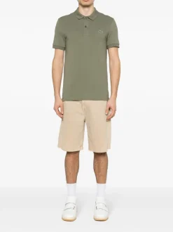 Lacoste Polo Verde Uomo colletto classico