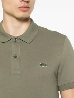 Lacoste Polo Verde Uomo colletto classico