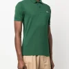 Lacoste Polo Verde Uomo Verde Cotone con logo ricamato