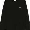 Lacoste T-shirt Nero Uomo Maniche Lunghe Ricamo Coccodrillo