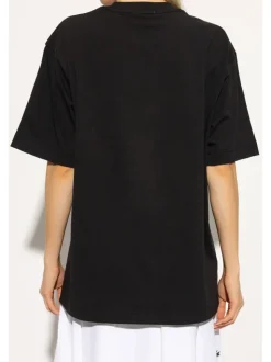 Lacoste T-shirt Nero Uomo Ricamo Coccodrillo