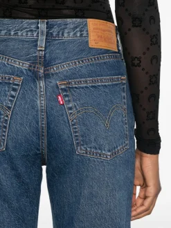 Levi's Jeans Blu Donna 501 Cropped