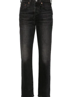 Levi's Jeans Nero Donna 501 Crop
