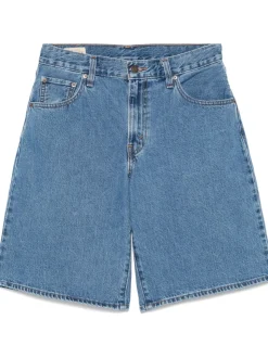 Levi's Jort Baggy Dad Donna Short Blu