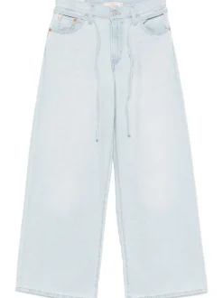 Levi's XL Straight Lino+ Denim Donna Jeans Blu Chiaro