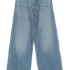 Levi's XL Straight Lino+ Denim Donna Jeans Blu