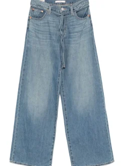 Levi's XL Straight Lino+ Denim Donna Jeans Blu