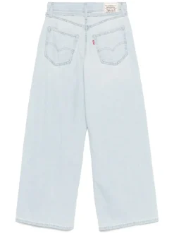 Levi's XL Straight Lino+ Denim Donna Jeans Blu Chiaro