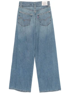 Levi's XL Straight Lino+ Denim Donna Jeans Blu