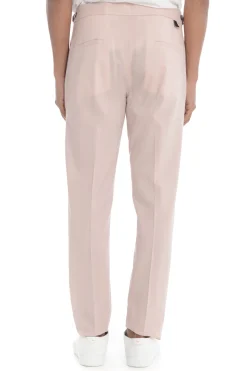 Low Brand Pantalone Rosa Uomo chiusura nascosta