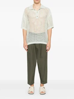 Low Brand T-shirt Verde Uomo